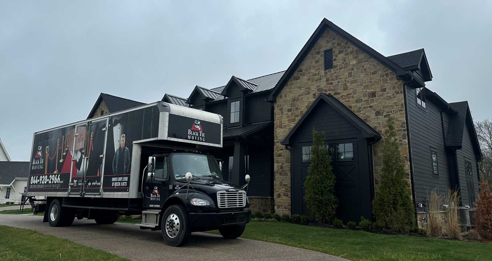 Moving truck ready for a relocation in Regina